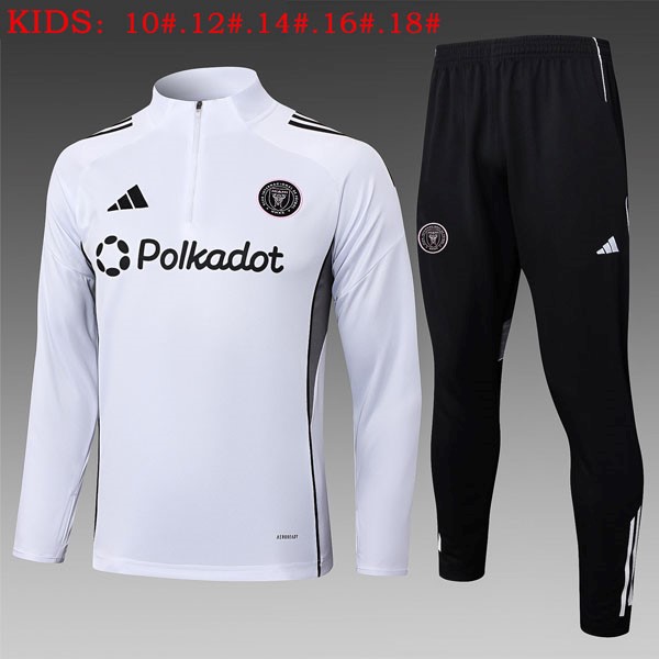 Ninos Sudadera De Training Inter Miami 2025/26 Blanco 5